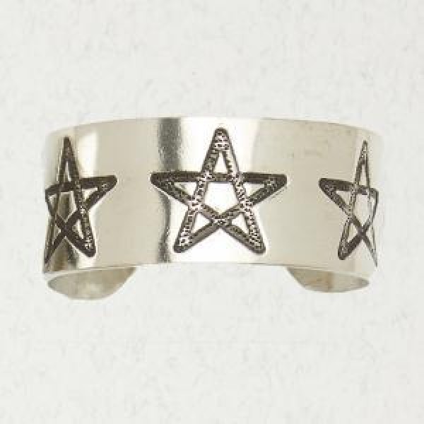 Pentagram Cuff Bracelet