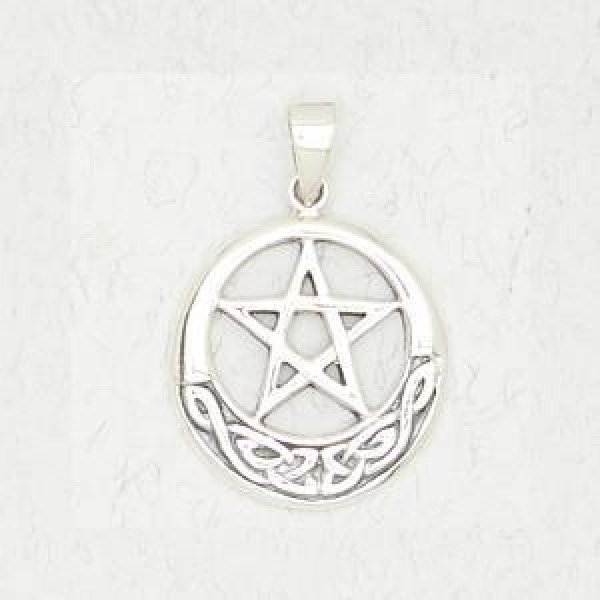 Pentacle with Celtic Weave