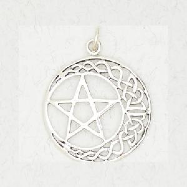 Pentacle with Celtic Weave