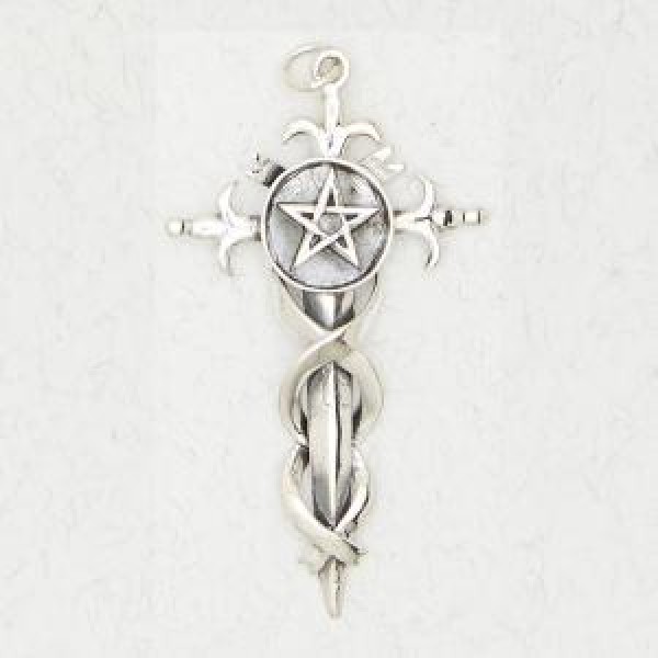 Pentacle on Cross