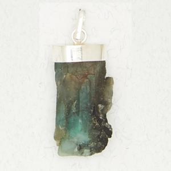 Rough Emerald Pendant