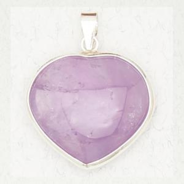 Amethyst Heart Pendant