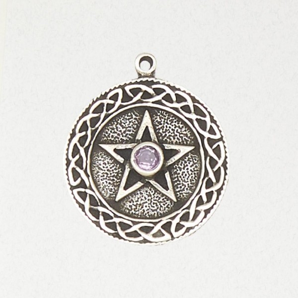 Pentacle with Accent Stone